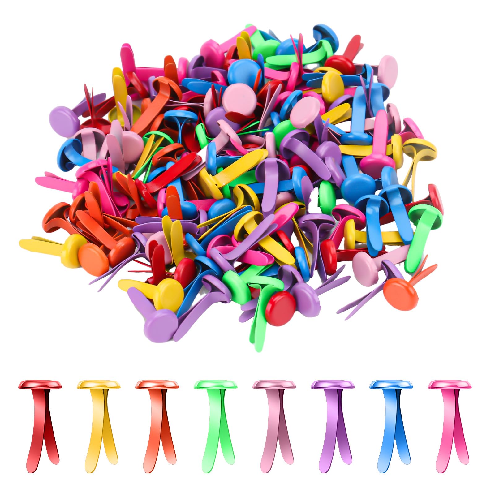 Amazon.com: 150pcs Metal Paper Clips for Crafts, 0.31x0.67in Mix
